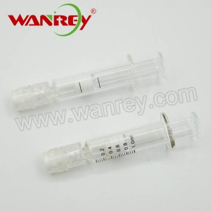 Borosilicate Glass Syringe White Plunger